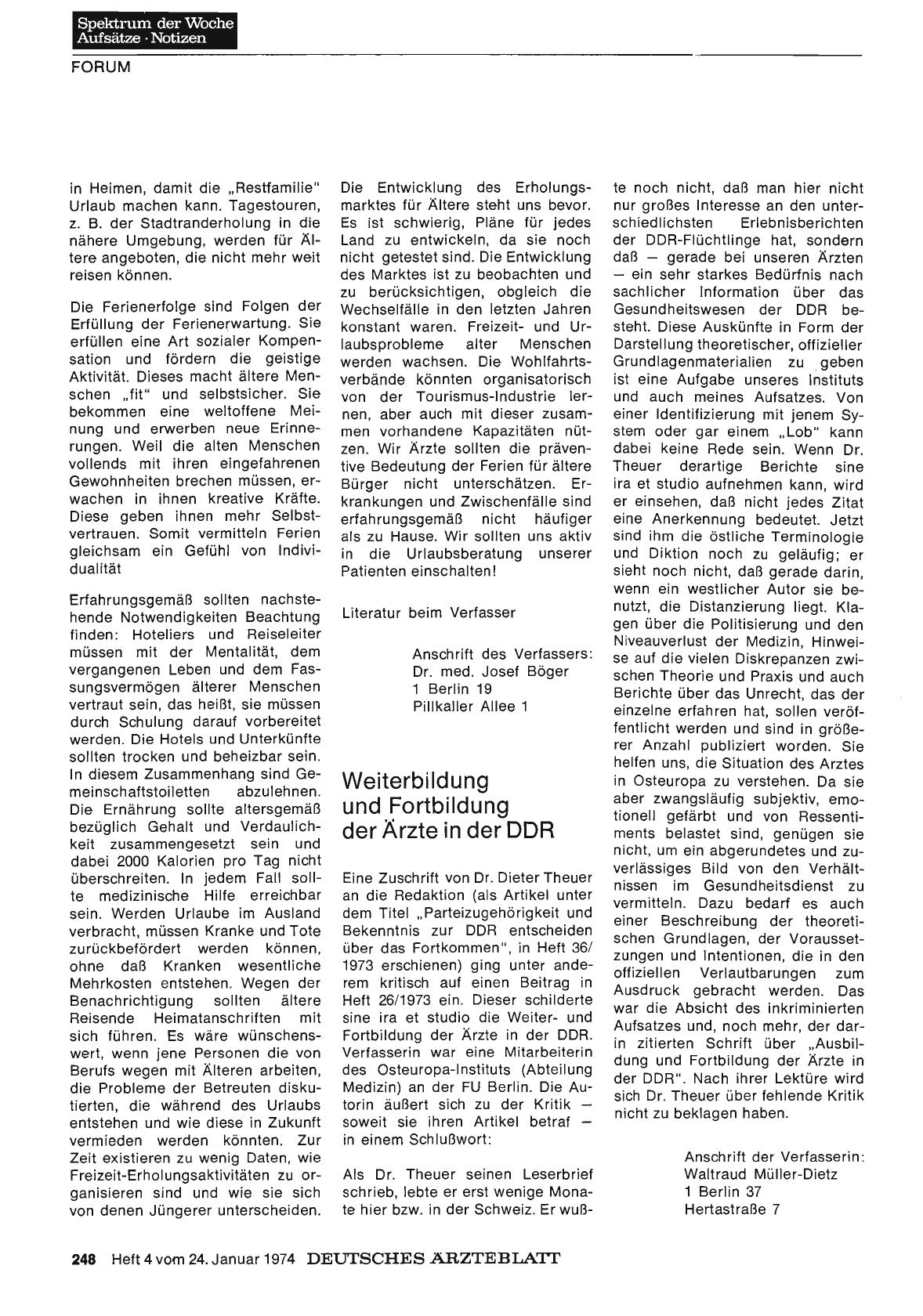 Vorschauseite 1: Weiterbildung und Fortbildung der Ärzte in der DDR