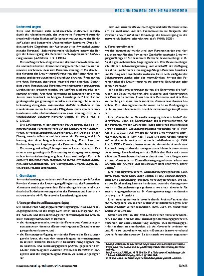 Vorschauseite 2: Bundesärztekammer/Zentrale Ethikkommission bei der Bundesärztekammer: Hinweise und Empfehlungen zum Umgang mit Vorsorgevollmachten und Patientenverfügungen im ärztlichen Alltag