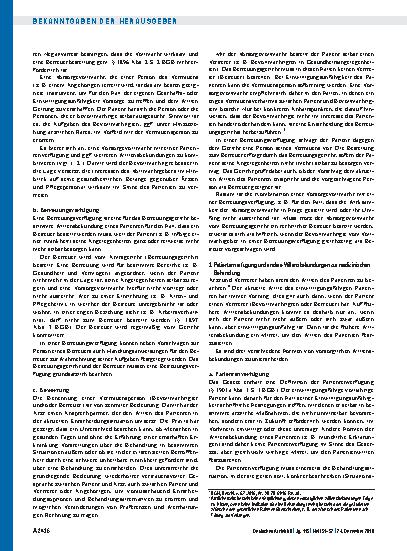 Vorschauseite 3: Bundesärztekammer/Zentrale Ethikkommission bei der Bundesärztekammer: Hinweise und Empfehlungen zum Umgang mit Vorsorgevollmachten und Patientenverfügungen im ärztlichen Alltag