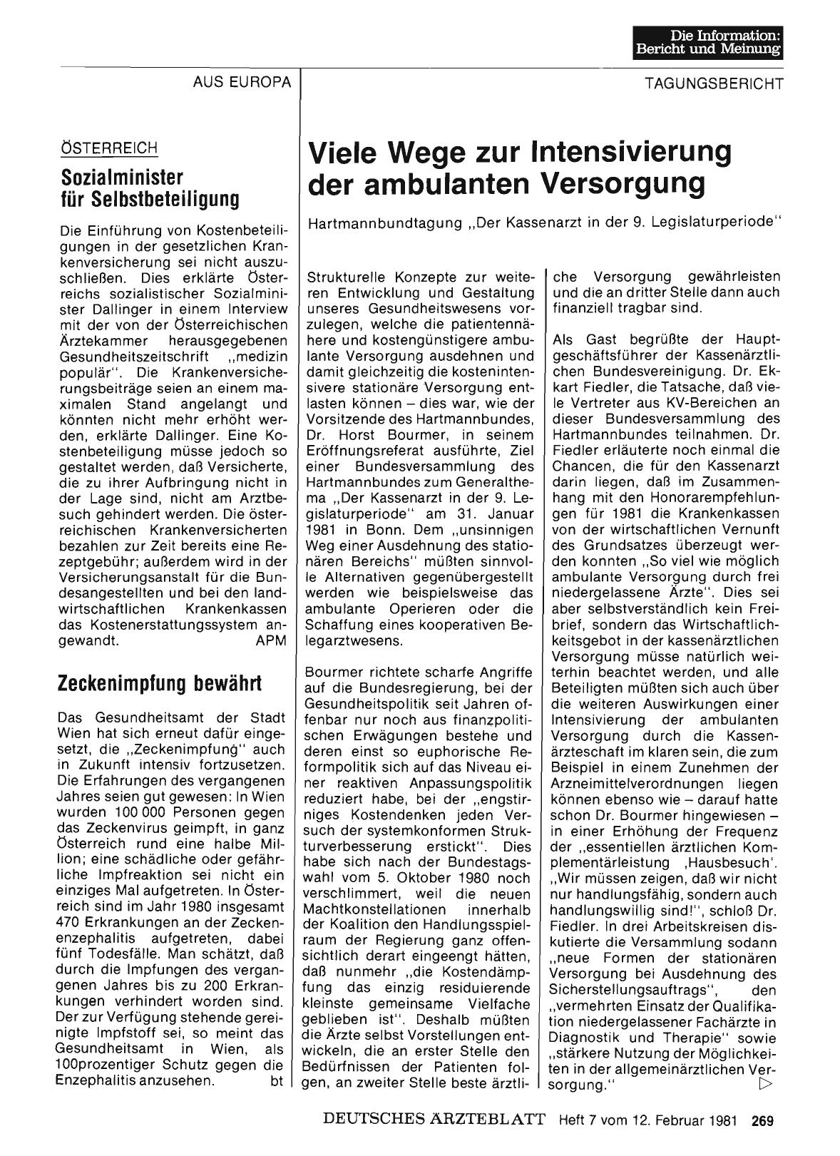 Vorschauseite 1: Viele Wege zur Intensivierung der ambulanten Versorgung