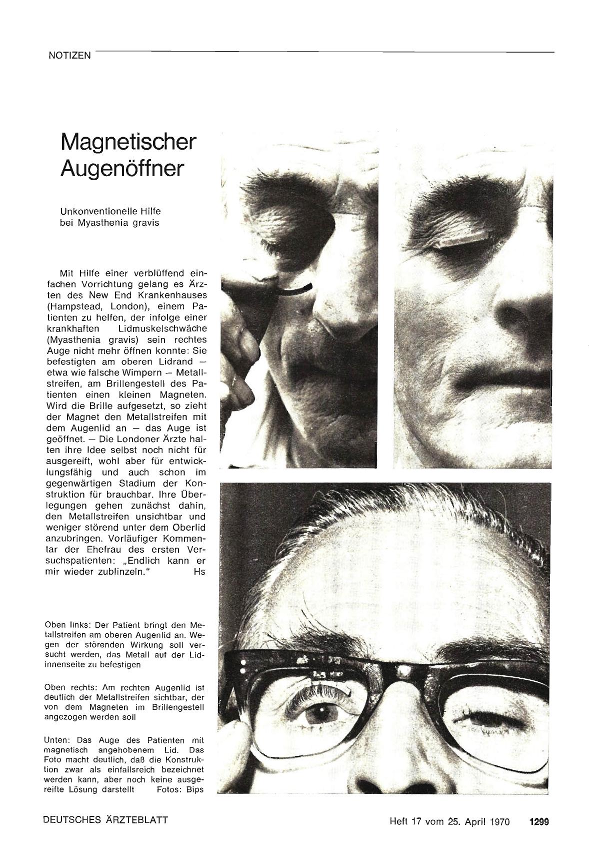 Vorschauseite 1: Magnetischer Augenöffner