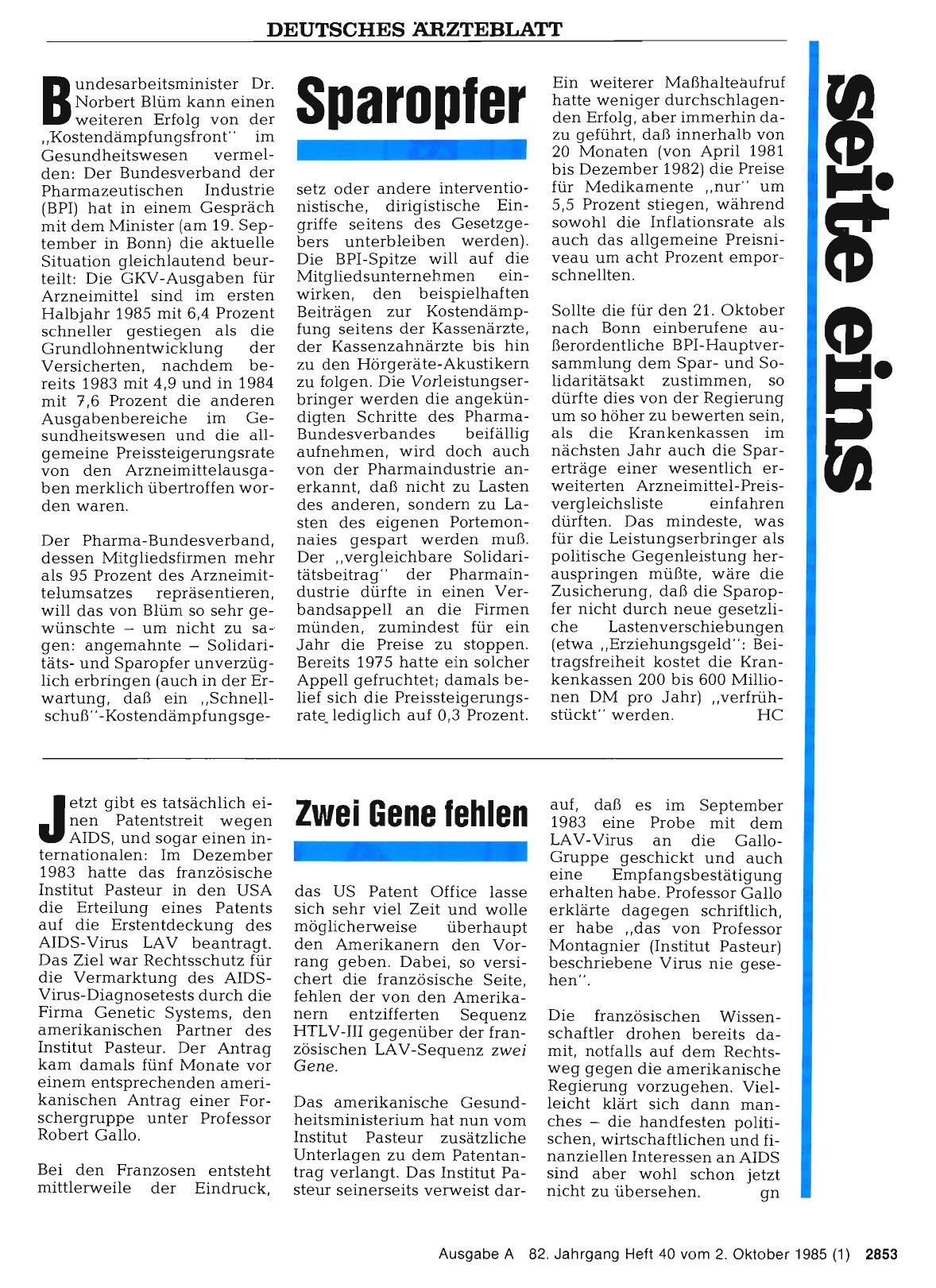 Vorschauseite 1: Sparopfer