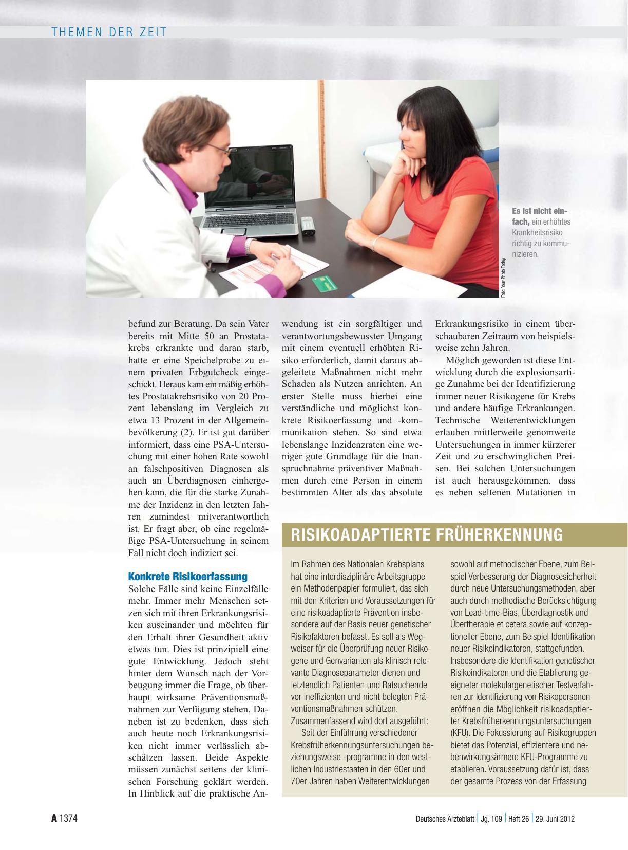 Vorschauseite 2: Präventive Gendiagnostik: Hoffnung und Fluch der Genanalyse
