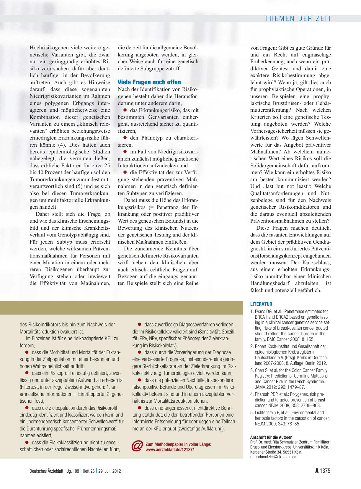 Vorschauseite 3: Präventive Gendiagnostik: Hoffnung und Fluch der Genanalyse
