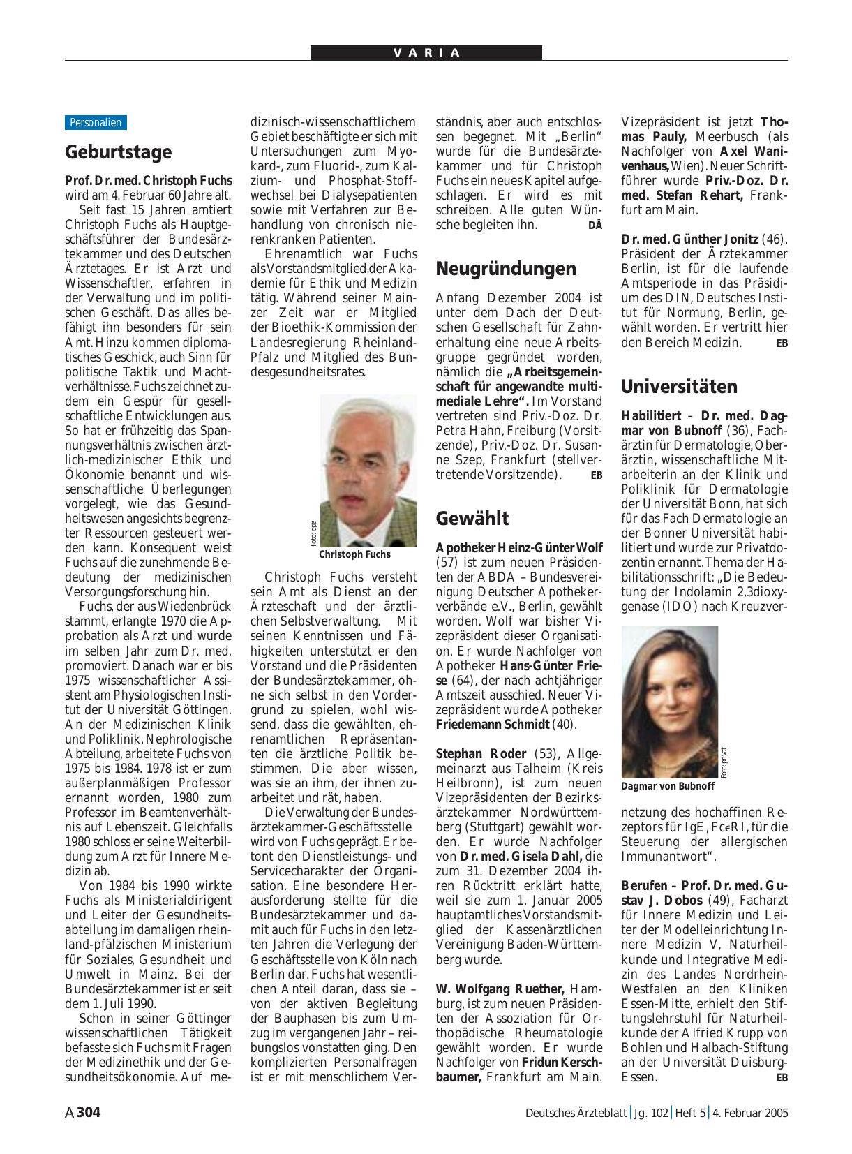 Vorschauseite 1: Universitäten