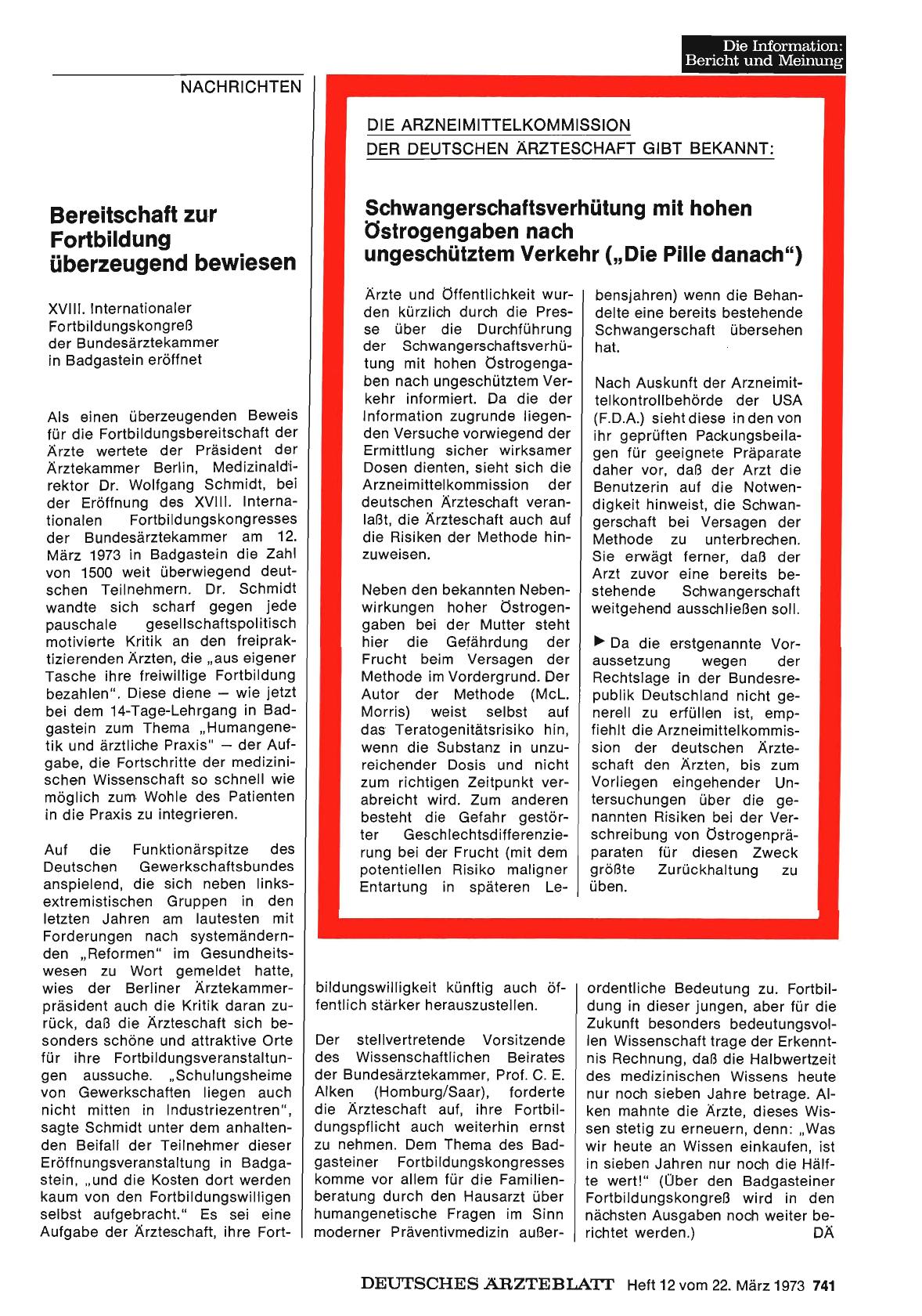 Vorschauseite 1: Bereitschaft zur Fortbildung überzeugend bewiesen