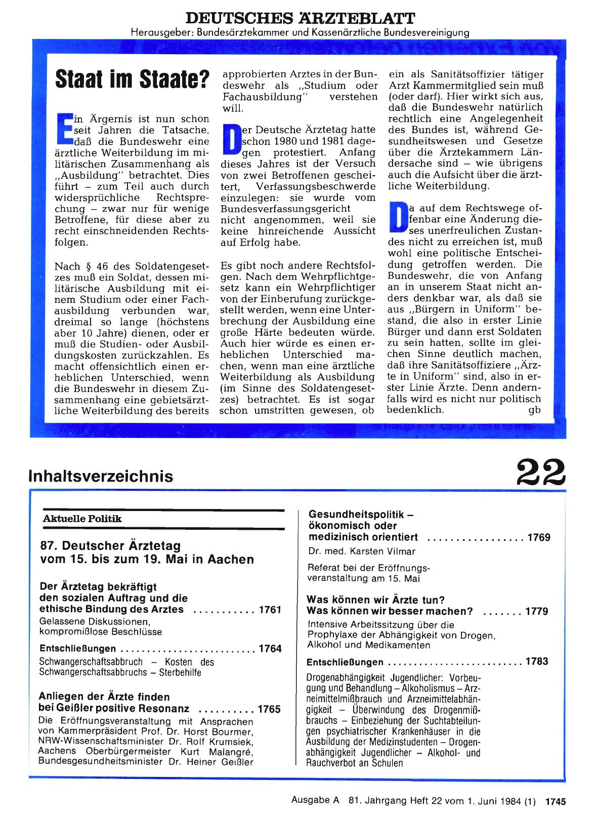 Vorschauseite 1: Staat im Staate?