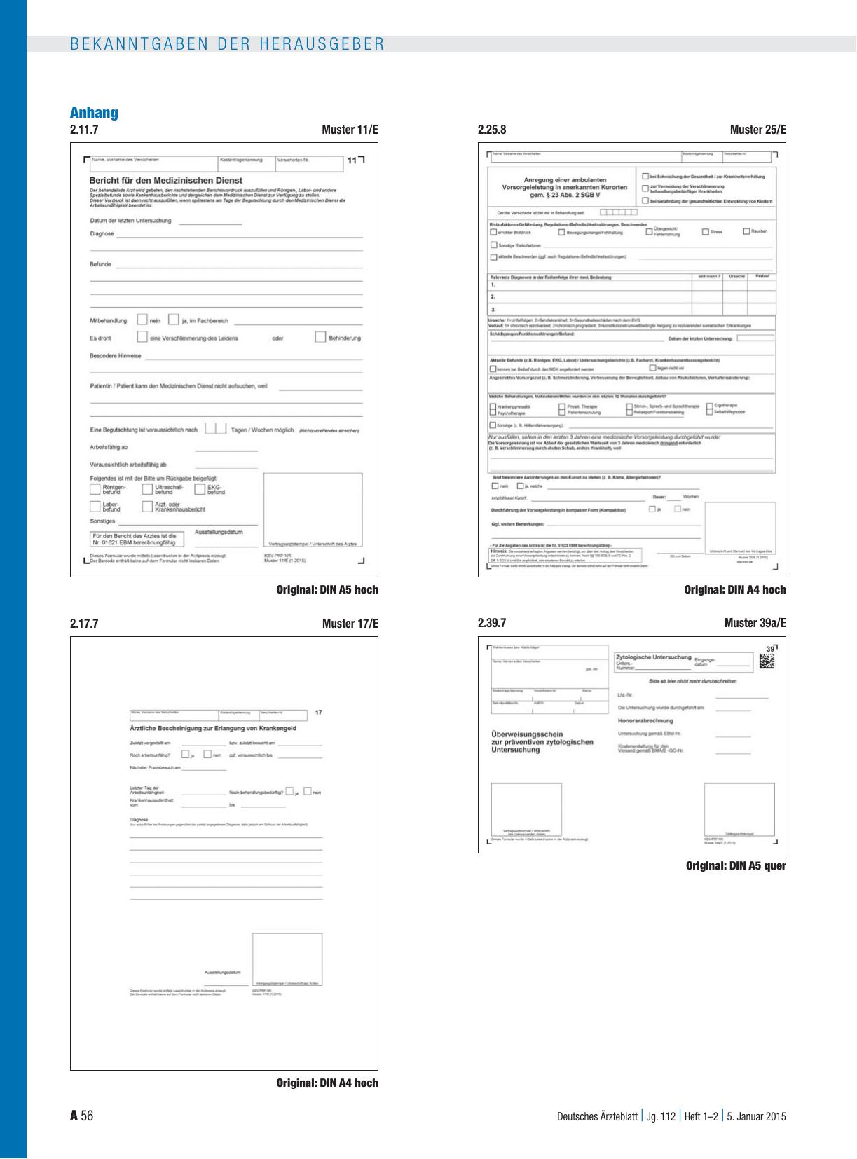 Vorschauseite 2: 1. Änderung der Vereinbarung über den Einsatz des Blankoformularbedruckungs-Verfahrens zur Herstellung und Bedruckung von Vordrucken für die vertragsärztliche Versorgung