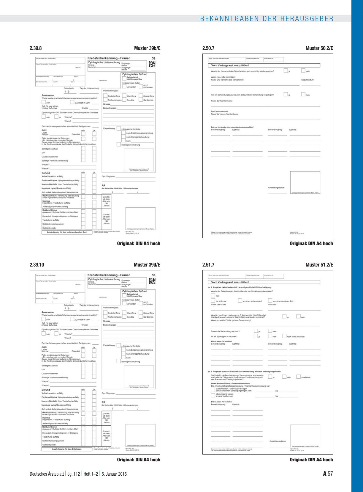 Vorschauseite 3: 1. Änderung der Vereinbarung über den Einsatz des Blankoformularbedruckungs-Verfahrens zur Herstellung und Bedruckung von Vordrucken für die vertragsärztliche Versorgung