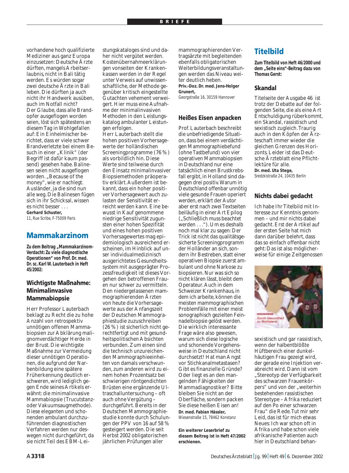 Vorschauseite 1: Titelbild: Skandal