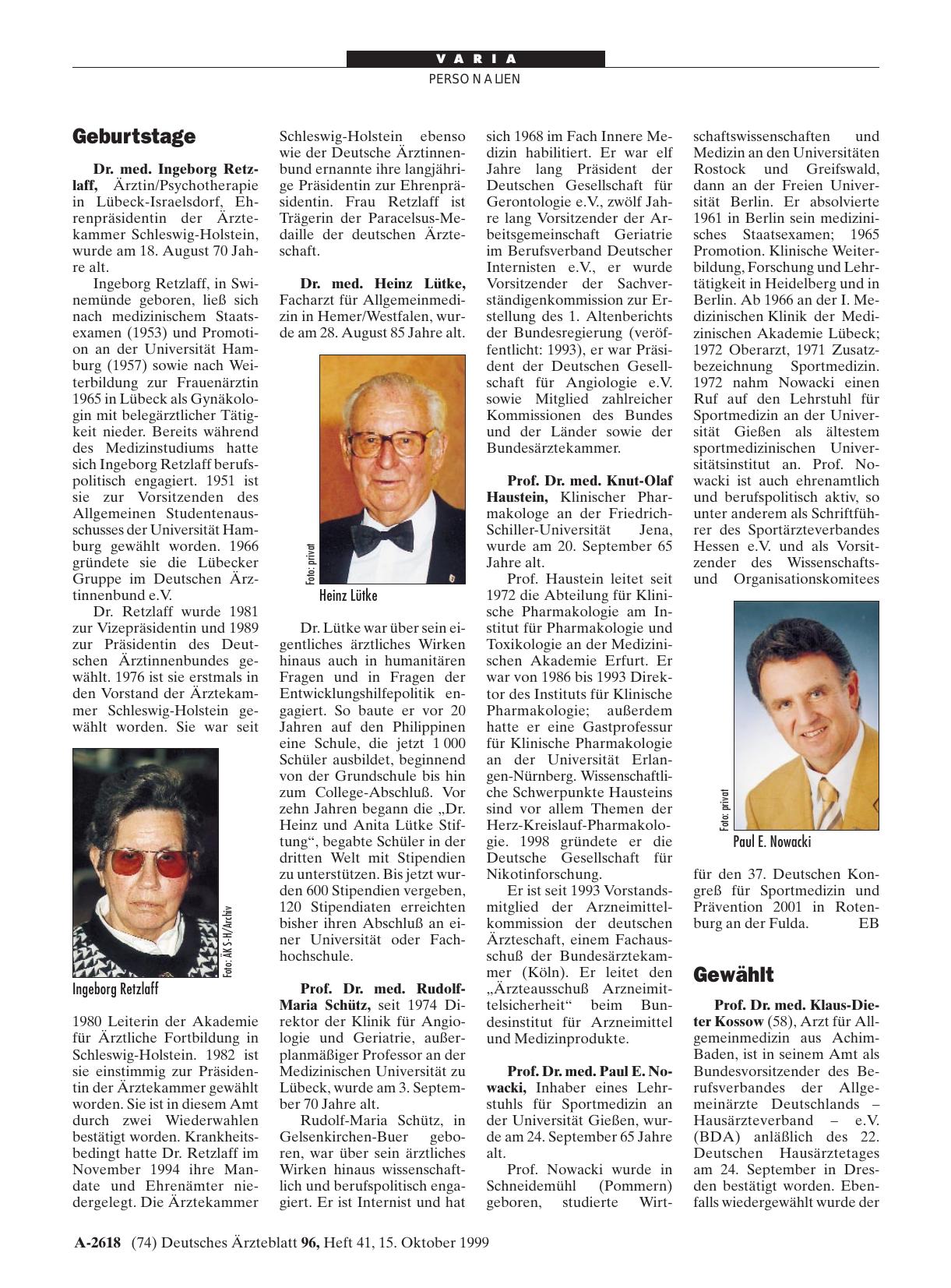 Vorschauseite 1: Geburtstage