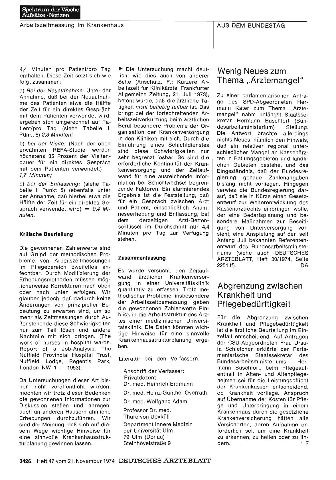 Vorschauseite 1: Abgrenzung zwischen Krankheit und Pflegebedürftigkeit