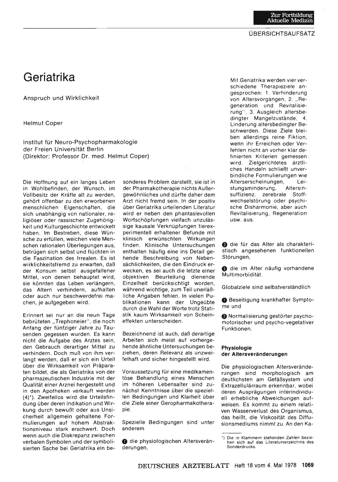 Vorschauseite 1: Geriatrika