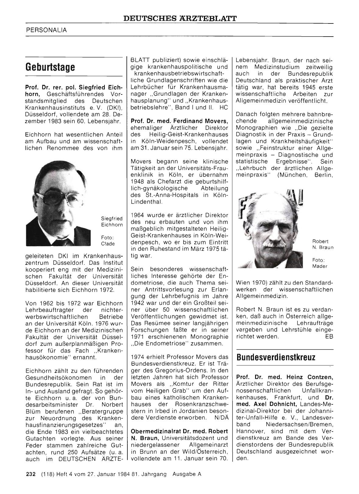 Vorschauseite 1: Bundesverdienstkreuz