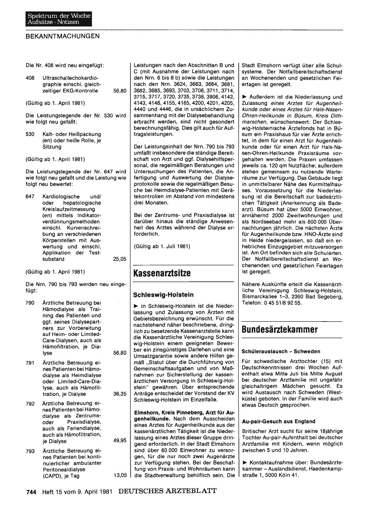 Vorschauseite 1: Bundesärztekammer