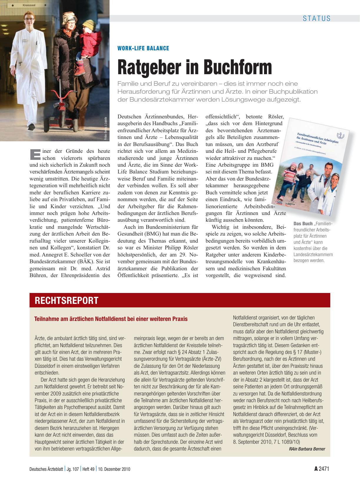 Vorschauseite 1: Work-Life Balance: Ratgeber in Buchform