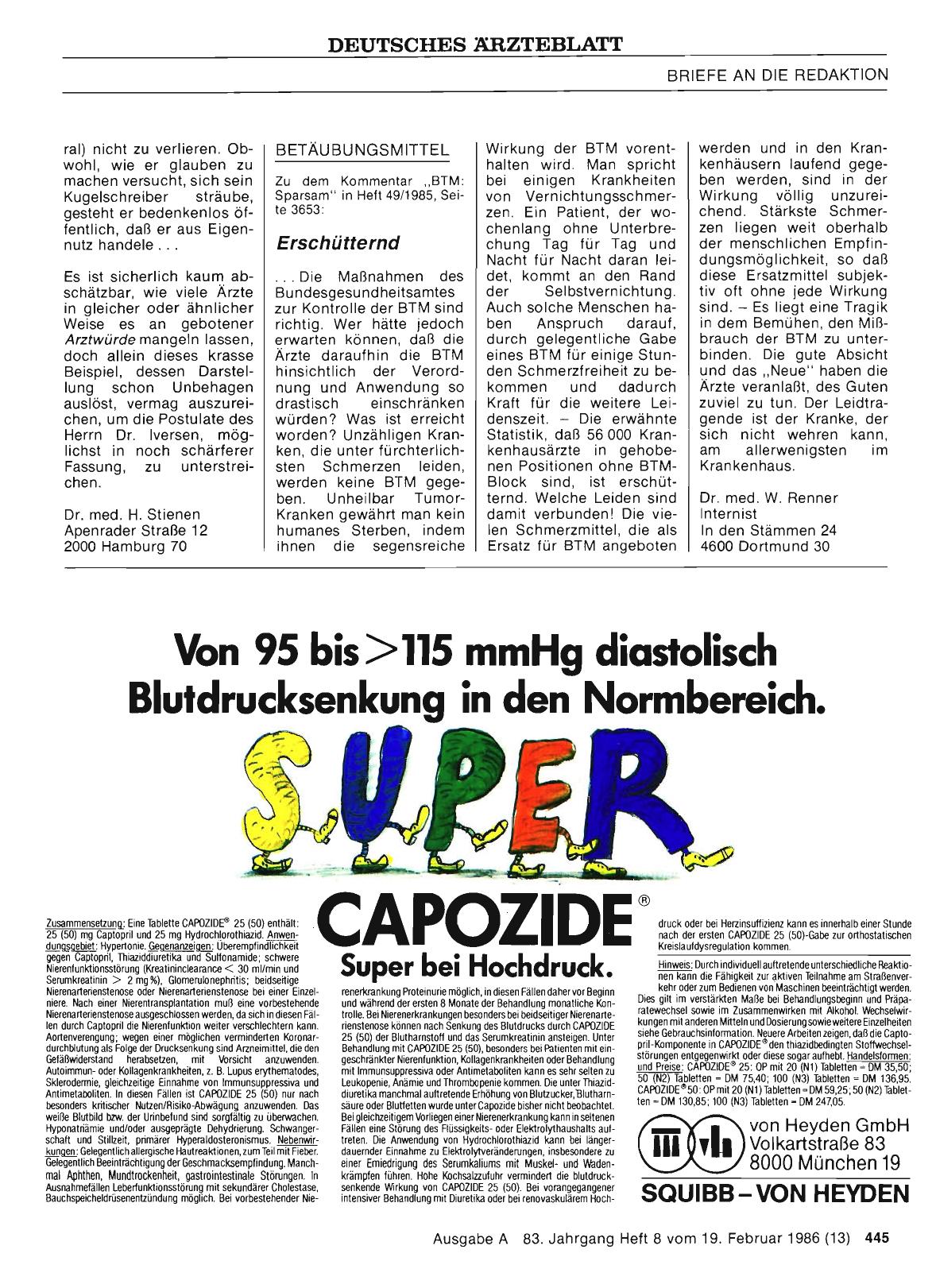 Vorschauseite 1: BETÄUBUNGSMITTEL: Erschütternd