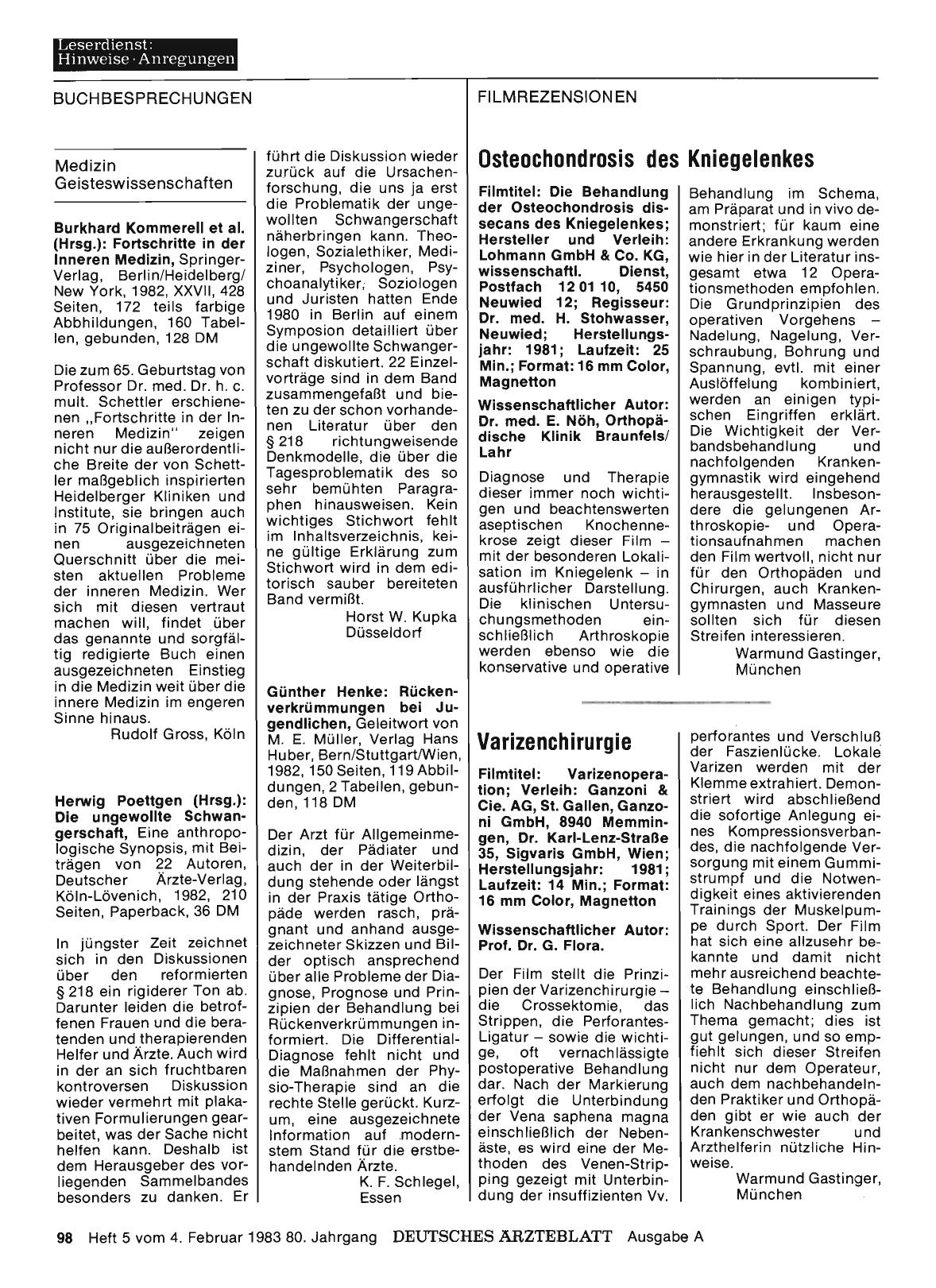 Vorschauseite 1: Medizin Geisteswissenschaften