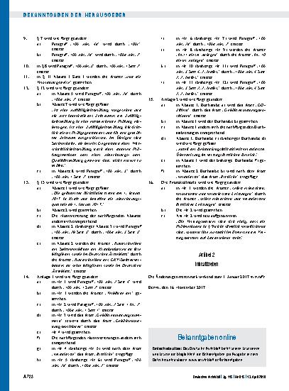 Vorschauseite 1: Bekanntgaben online