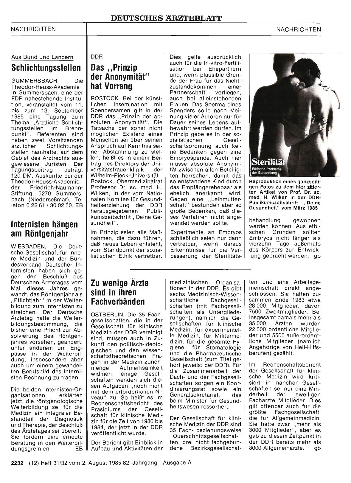 Vorschauseite 1: Zu wenige Ärzte sind in ihren Fachverbänden