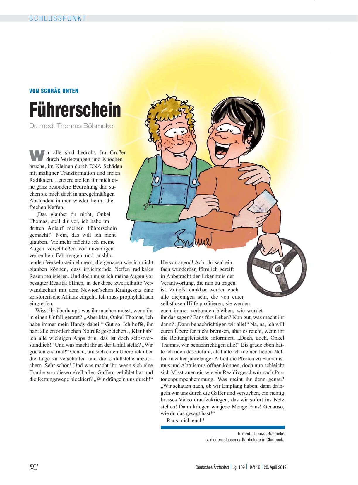 Vorschauseite 1: Von schräg unten: Führerschein