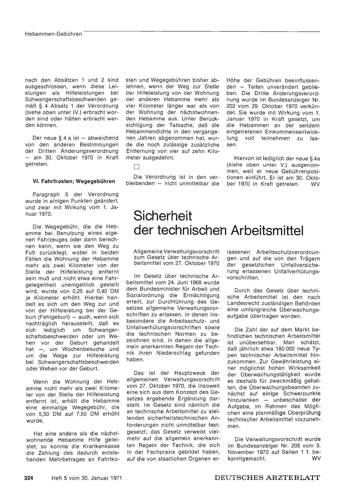 Vorschauseite 1: Sicherheit der technischen Arbeitsmittel