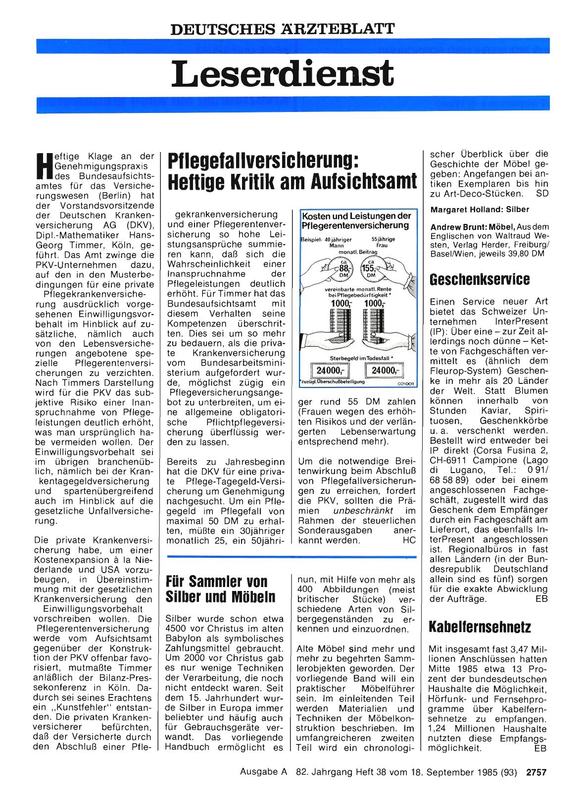 Vorschauseite 1: Geschenkservice
