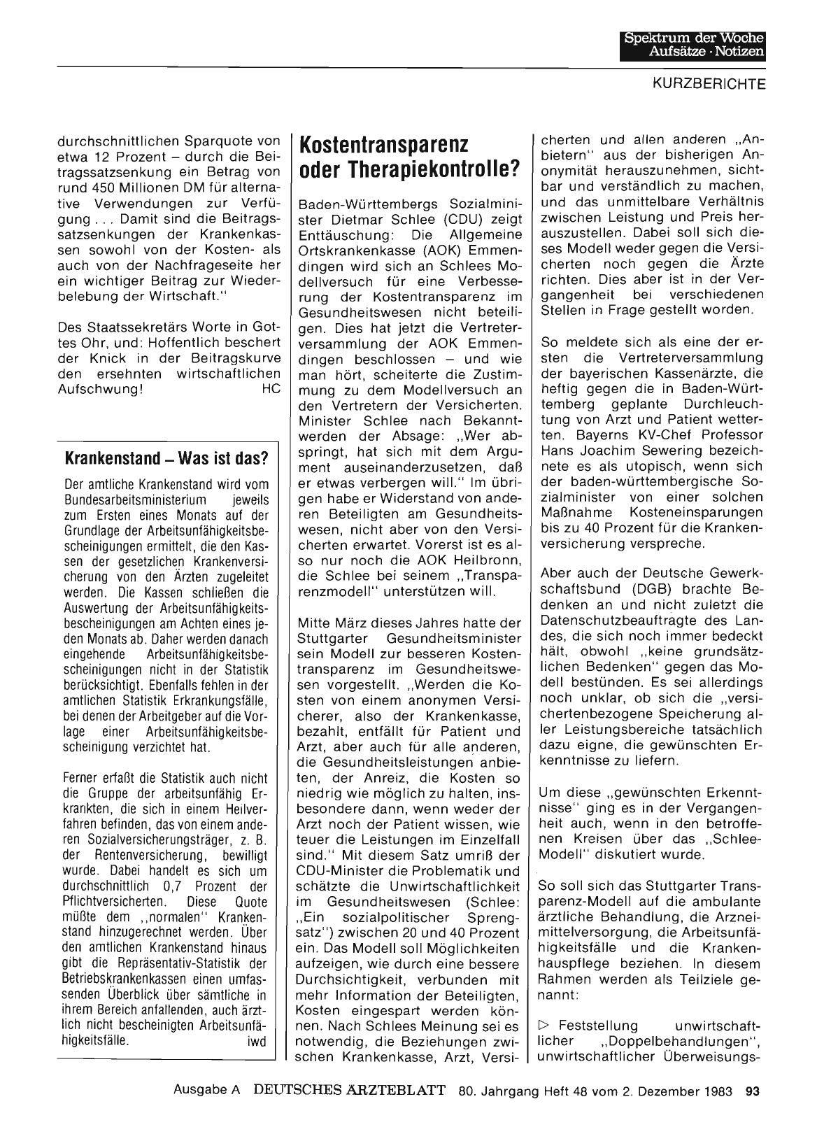 Vorschauseite 1: Krankenstand — Was ist das?