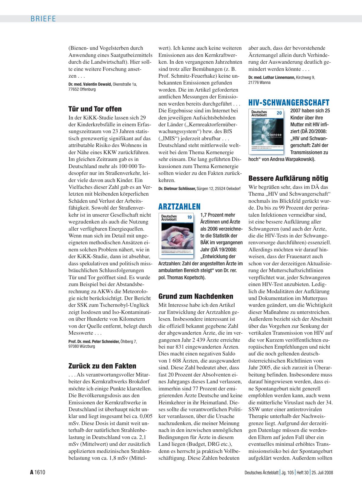 Vorschauseite 1: Kinderkrebs: Zurück zu den Fakten