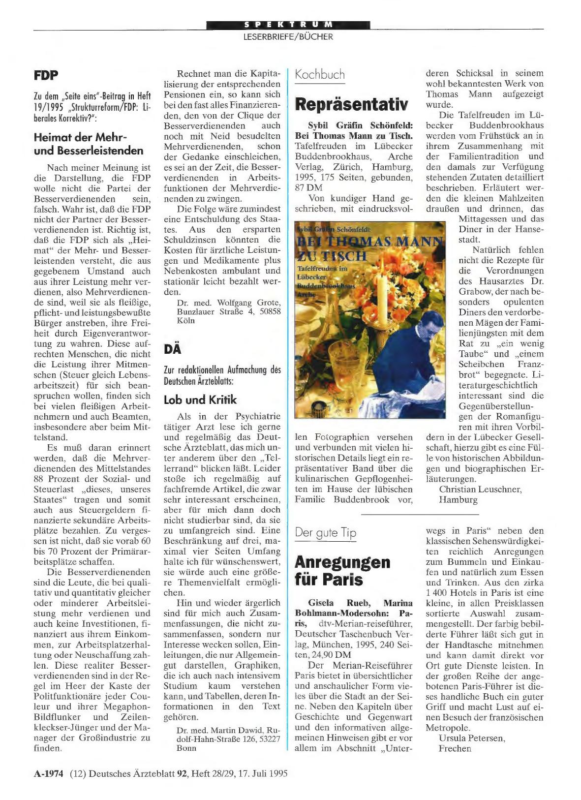 Vorschauseite 1: Kochbuch: Repräsentativ