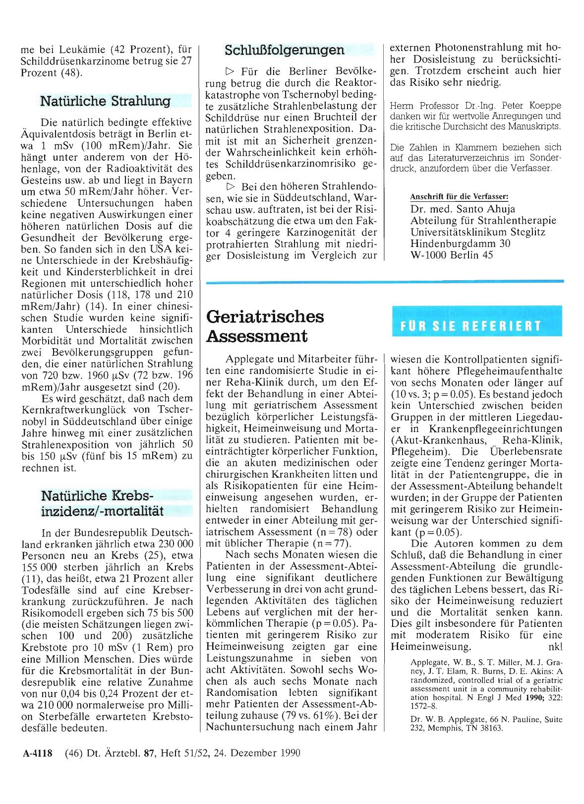 Vorschauseite 1: Geriatrisches Assessment