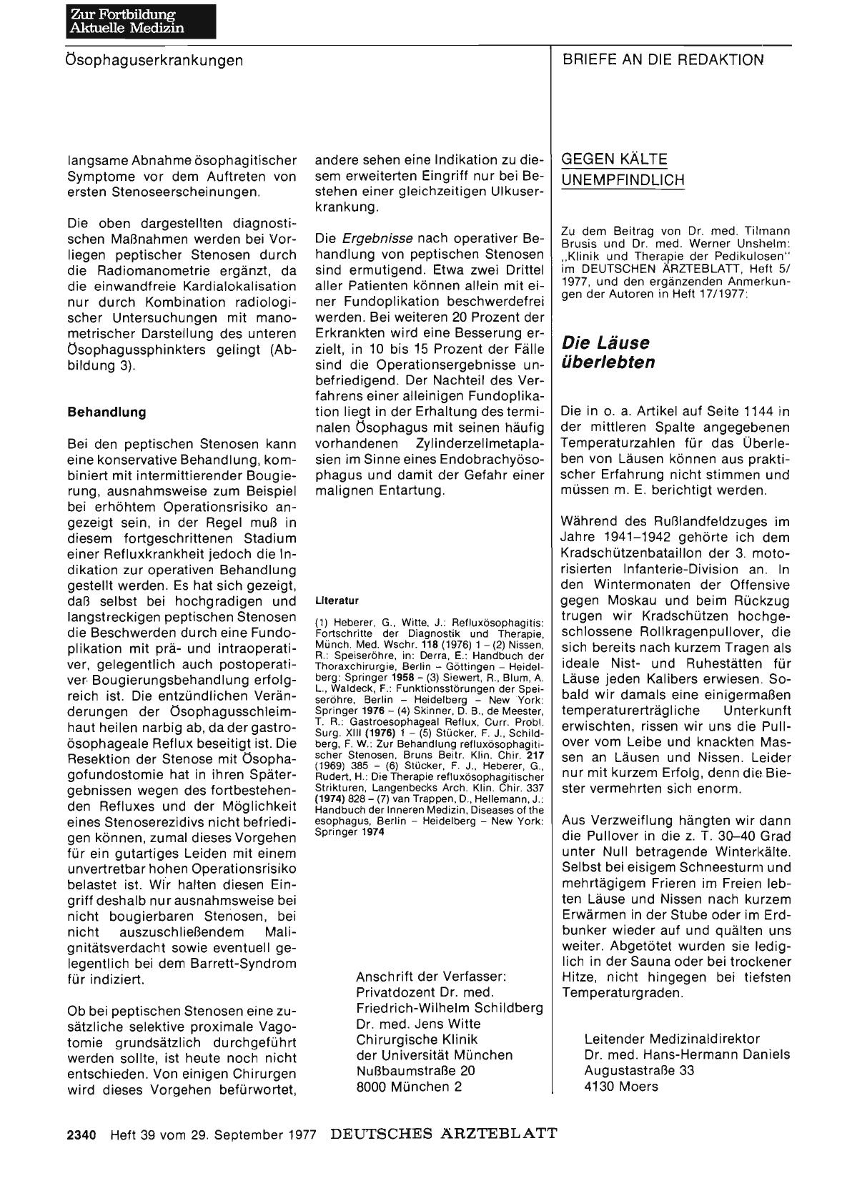 Vorschauseite 1: GEGEN KÄLTE UNEMPFINDLICH: Die Läuse überlebten