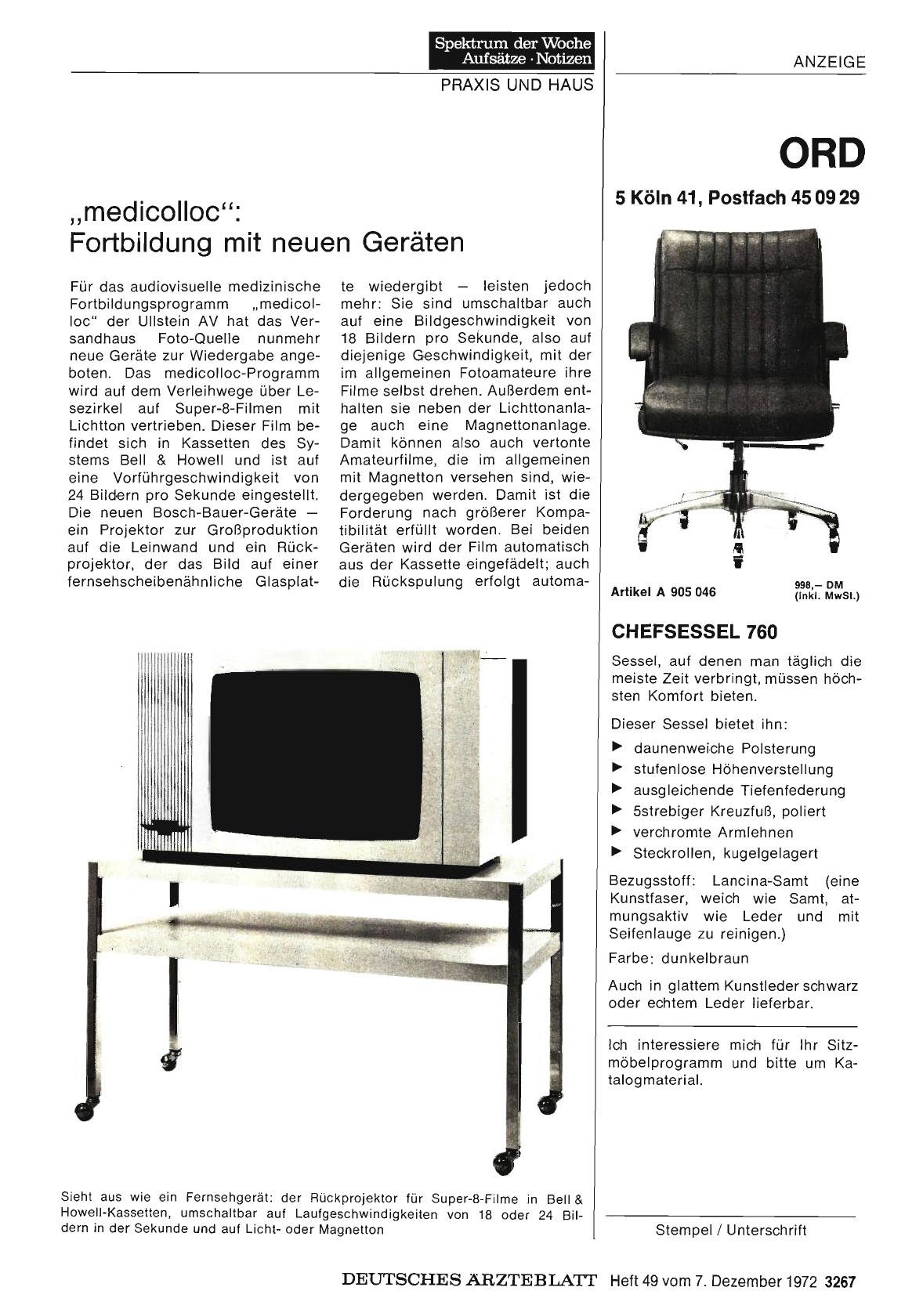 Vorschauseite 1: „medicolloc”: Fortbildung mit neuen Geräten / Schont die Pfanne / Flächenschalter / Shake and Twist / Heißluftbackofen mit Reinbleibeffekt