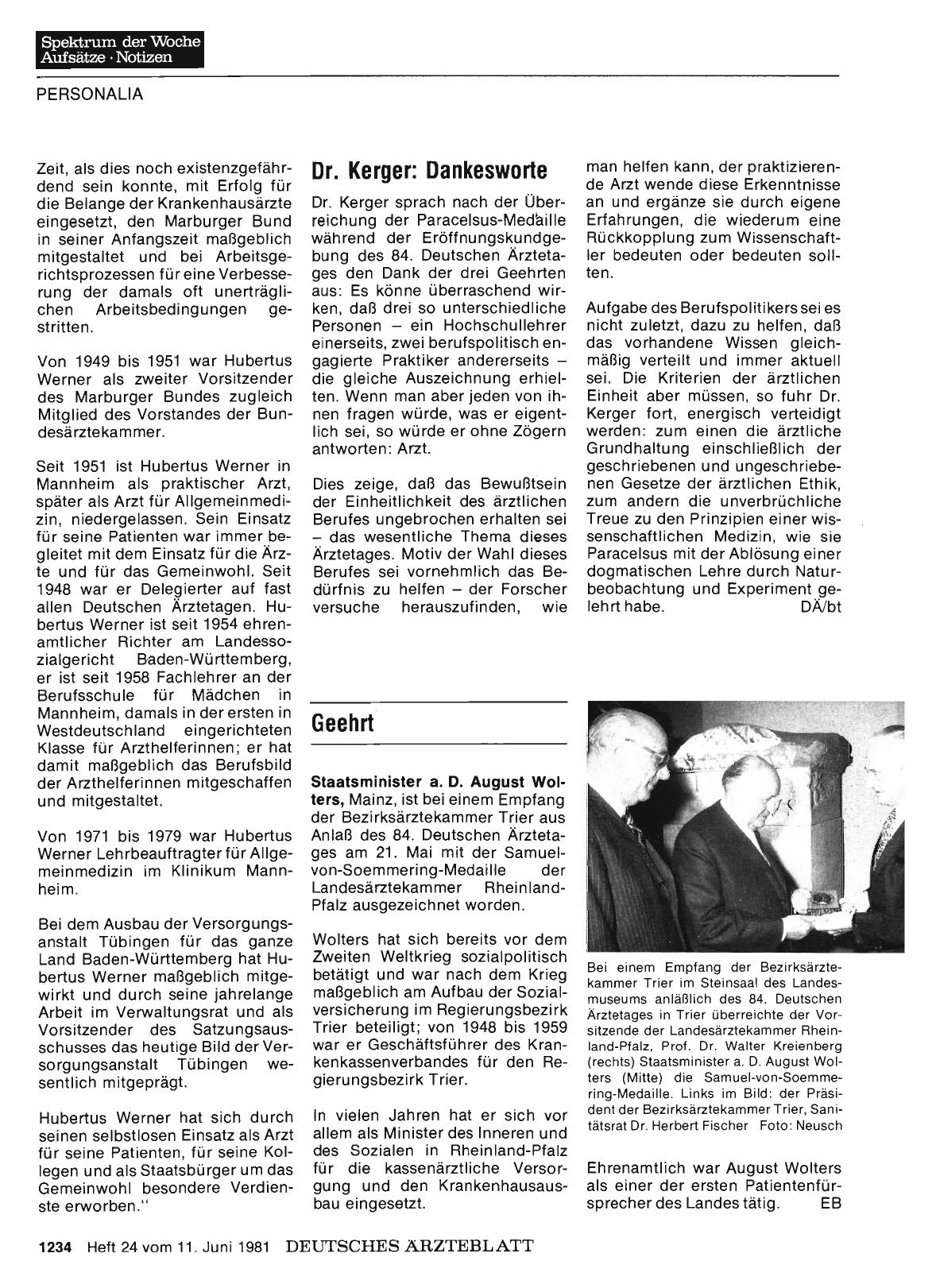 Vorschauseite 1: Geehrt