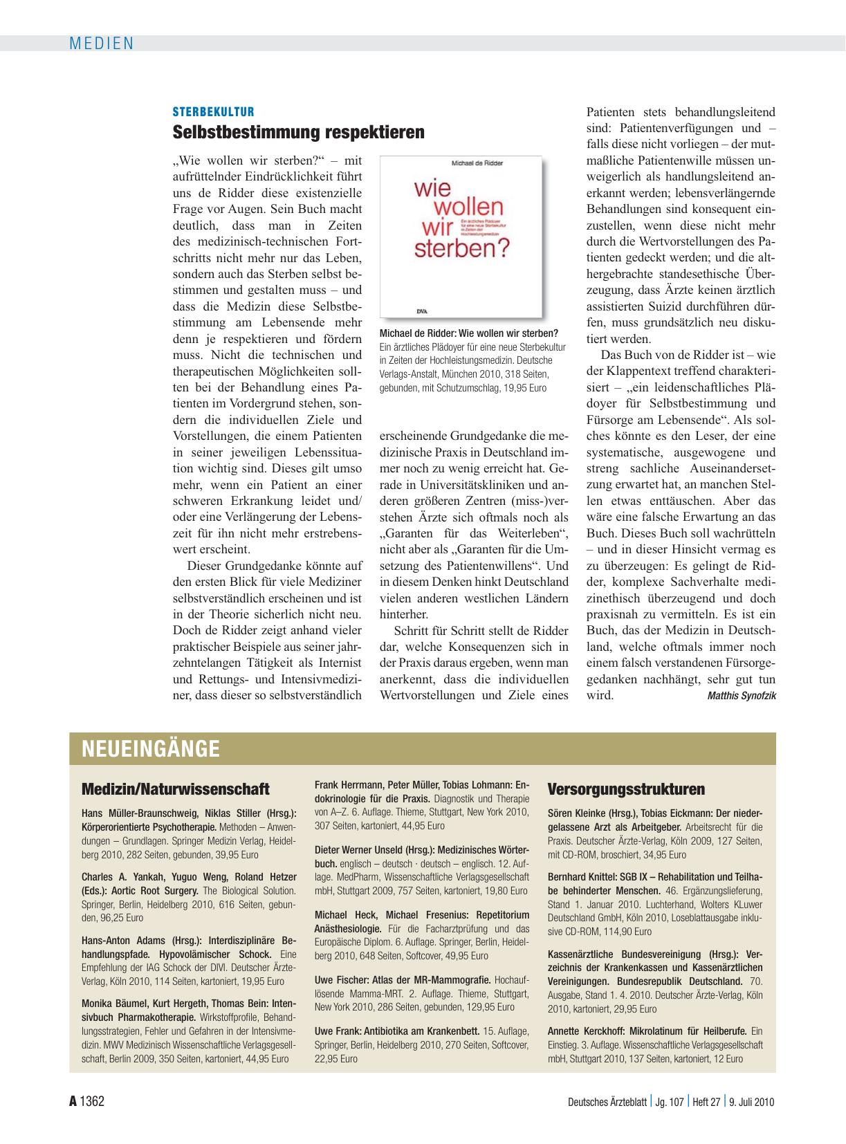 Vorschauseite 1: Neueingänge