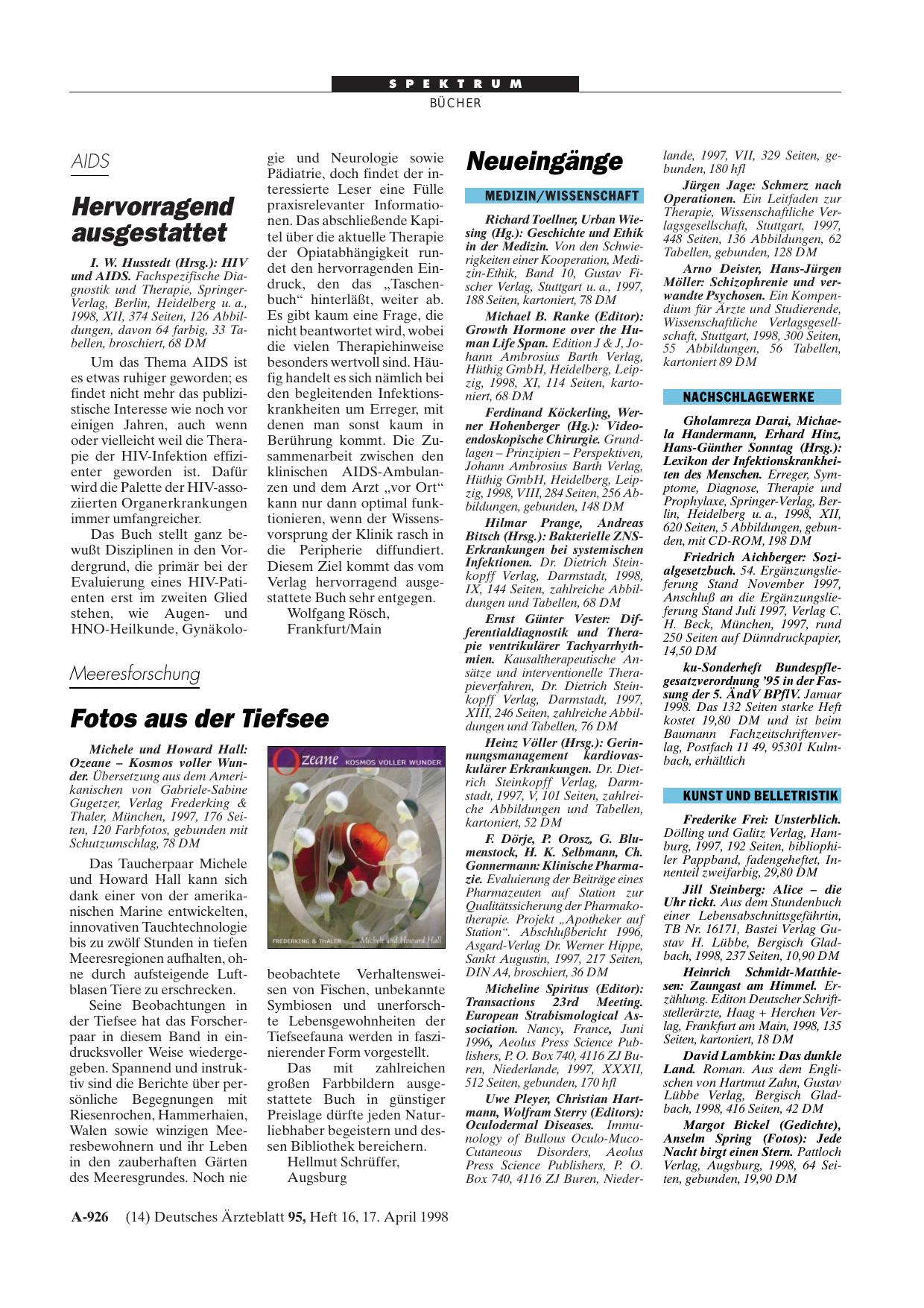 Vorschauseite 1: Ozeane - Kosmos voller Wunder