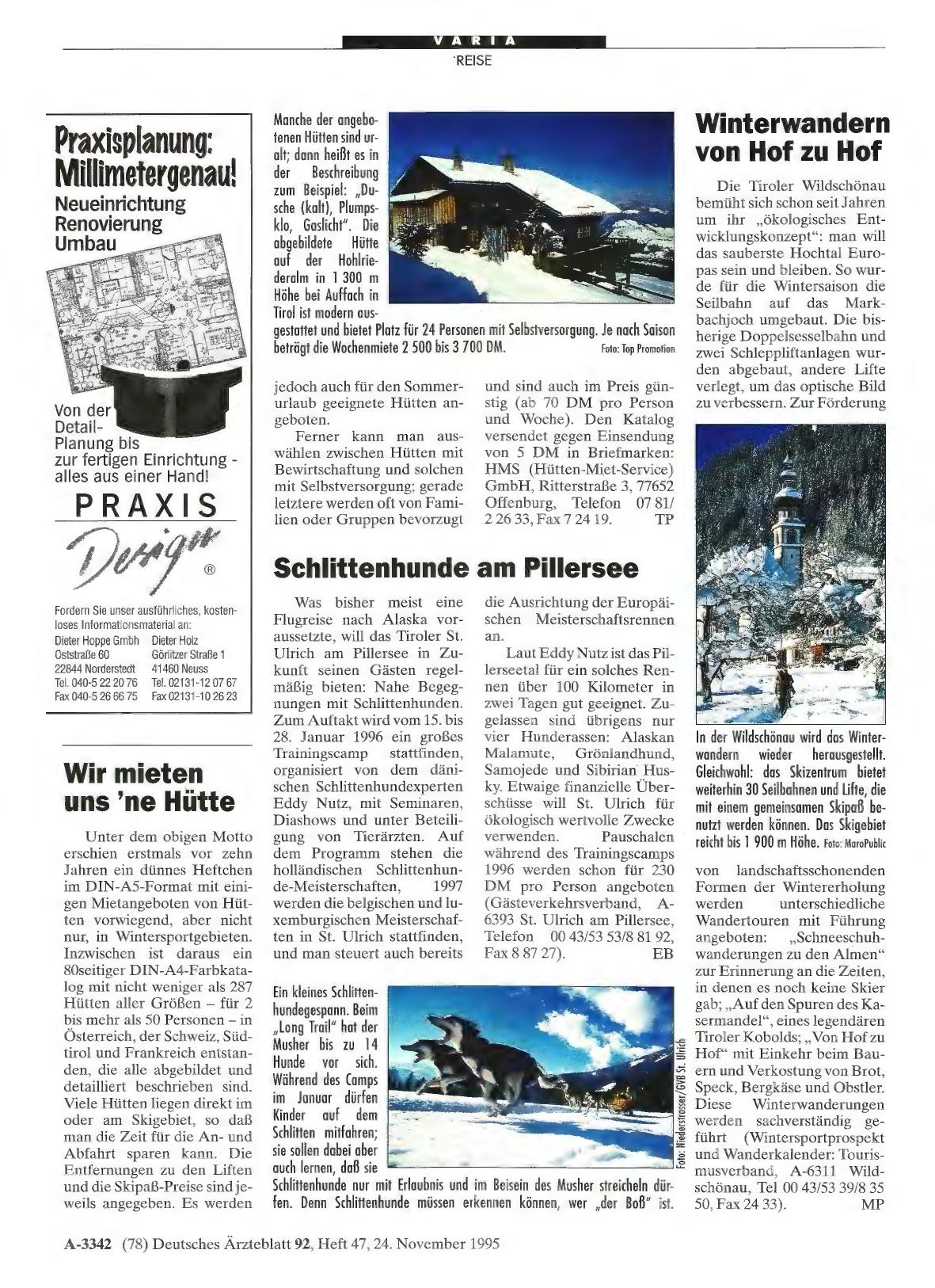 Vorschauseite 1: Wir mieten uns 'ne Hütte