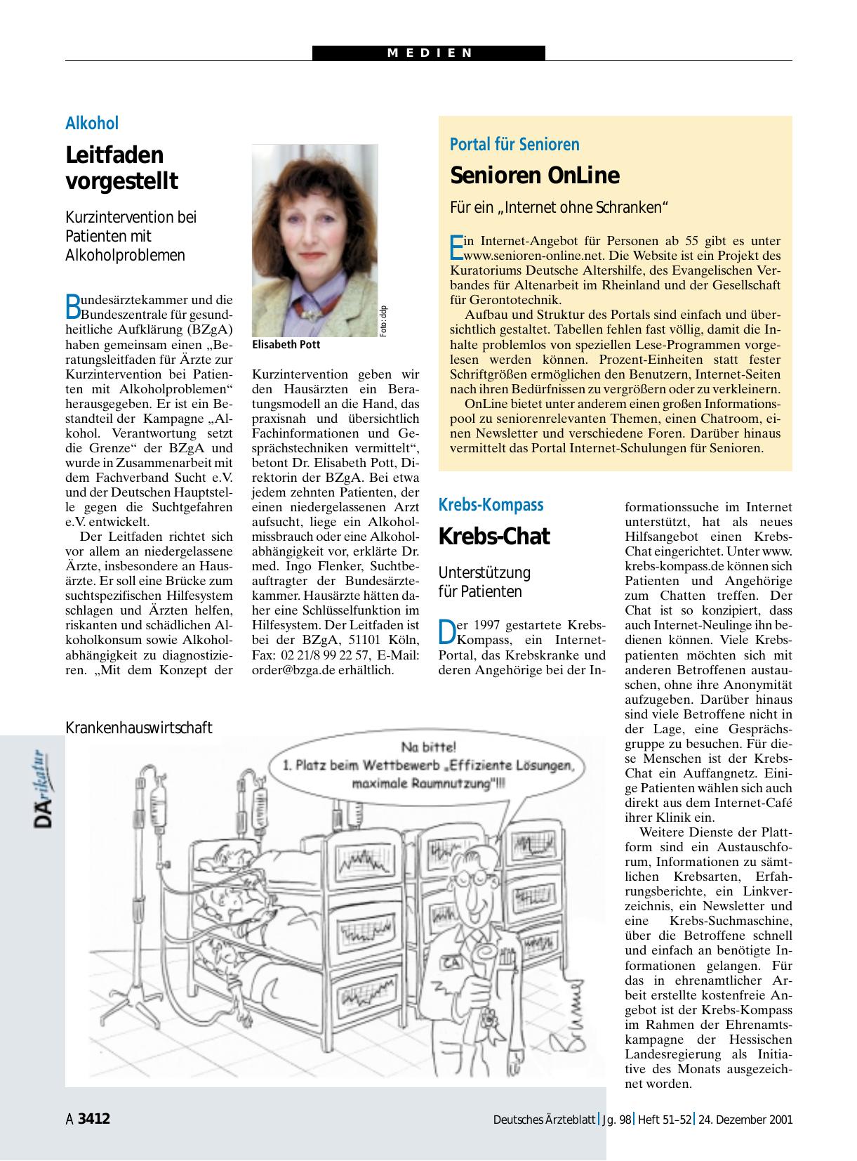 Vorschauseite 1: Krebs-Kompass: Krebs-Chat