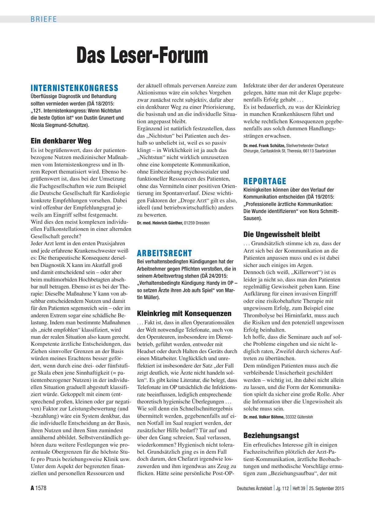 Vorschauseite 1: Arbeitsrecht: Kleinkrieg mit Konsequenzen