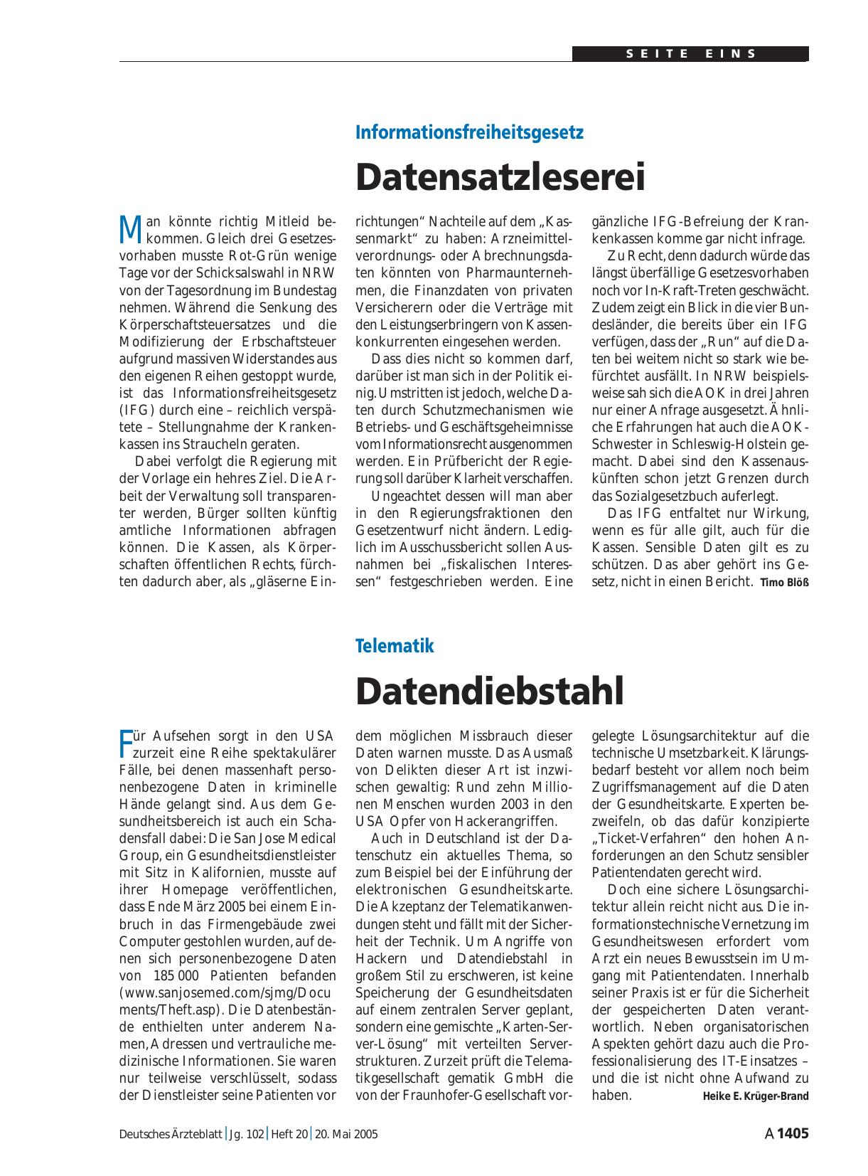 Vorschauseite 1: Telematik: Datendiebstahl