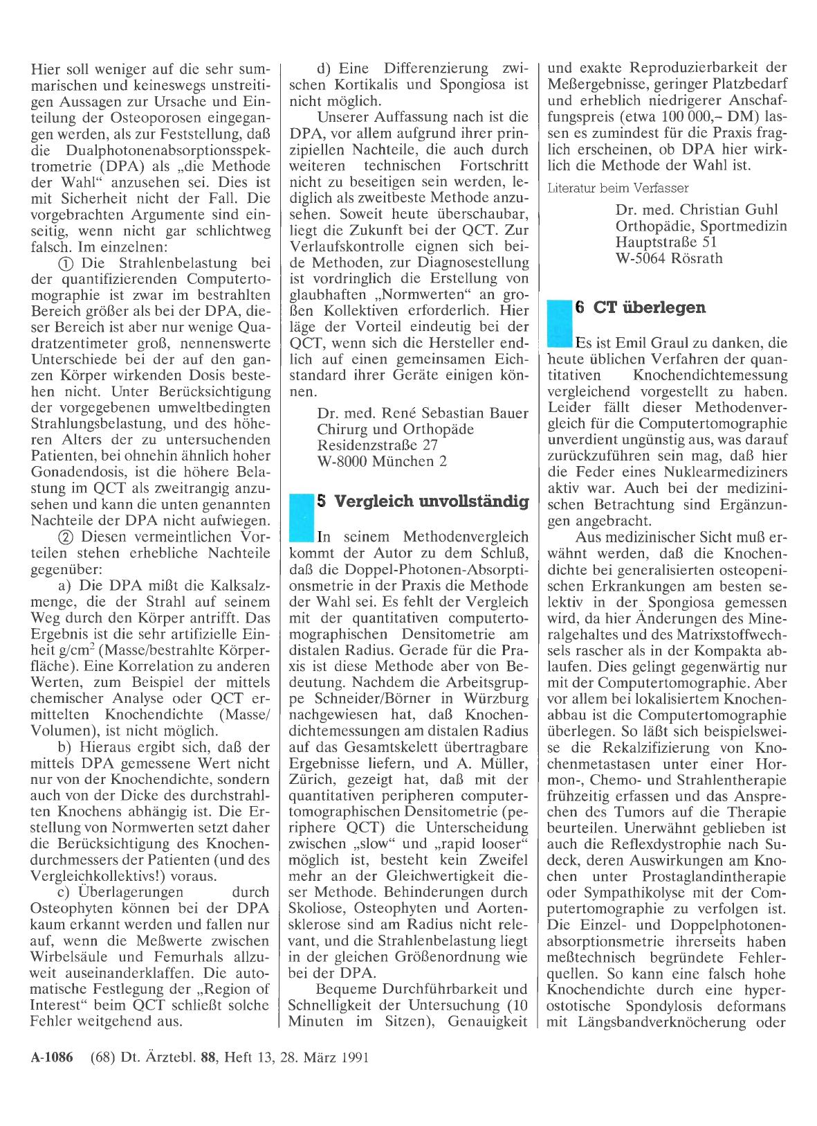 Vorschauseite 1: Quantitative Knochendichtemessung zur Diagnose der Osteopenie: Vergleich unvollständig