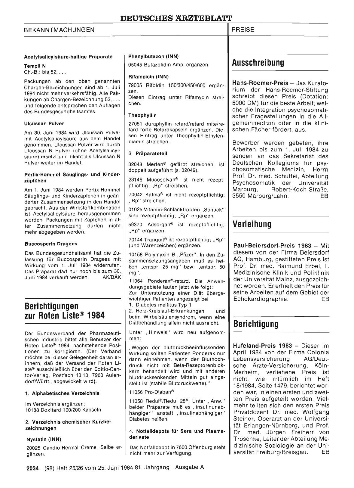 Vorschauseite 1: Ausschreibung