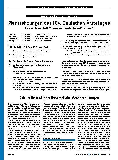 Vorschauseite 1: Kulturelle und gesellschaftliche Veranstaltungen
