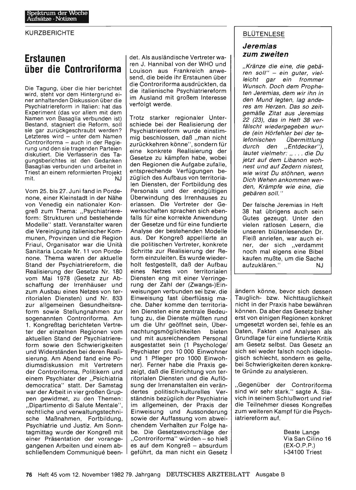 Vorschauseite 1: Erstaunen über die Controriforma