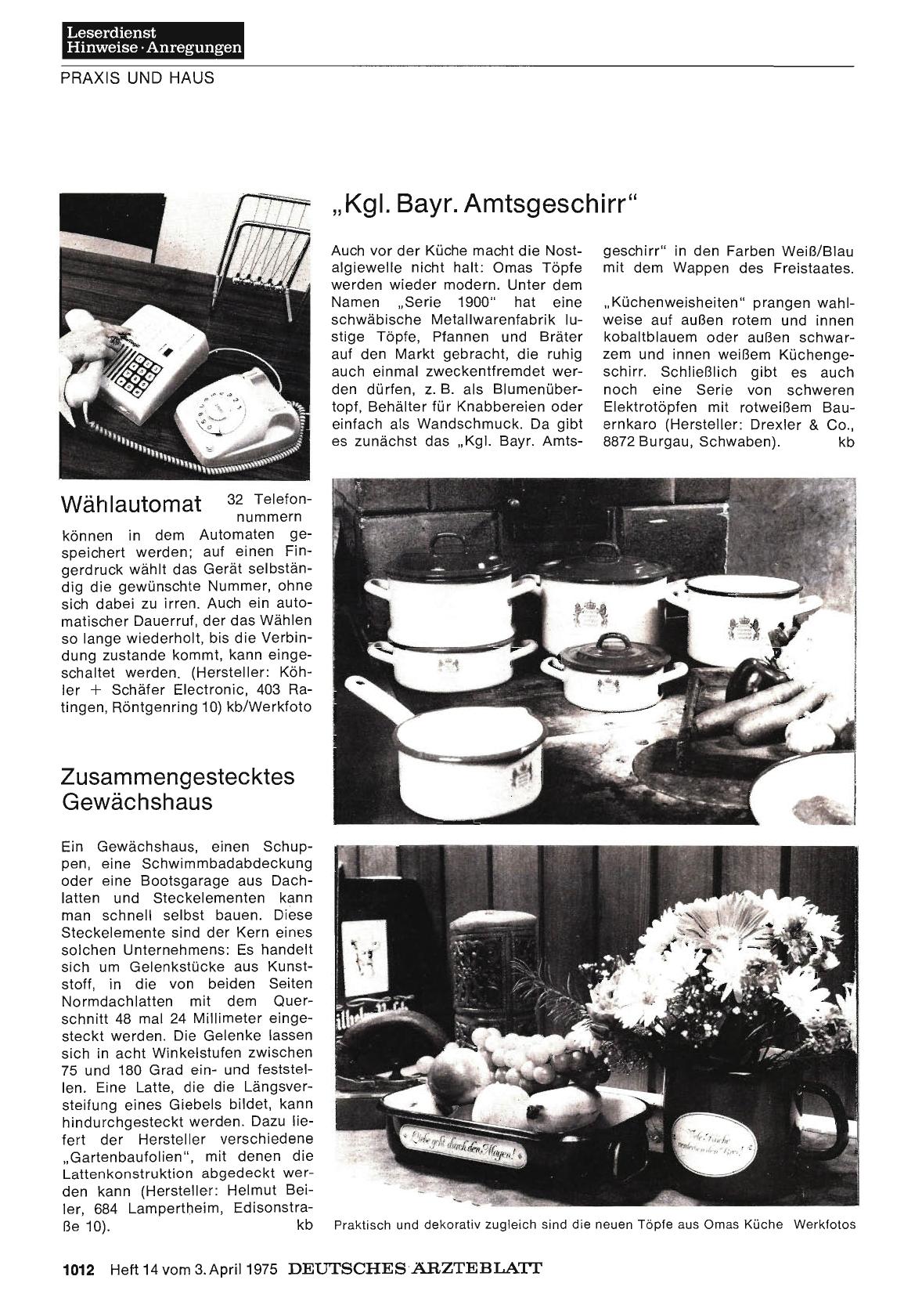 Vorschauseite 1: „Kgl. Bayr. Amtsgeschirr“