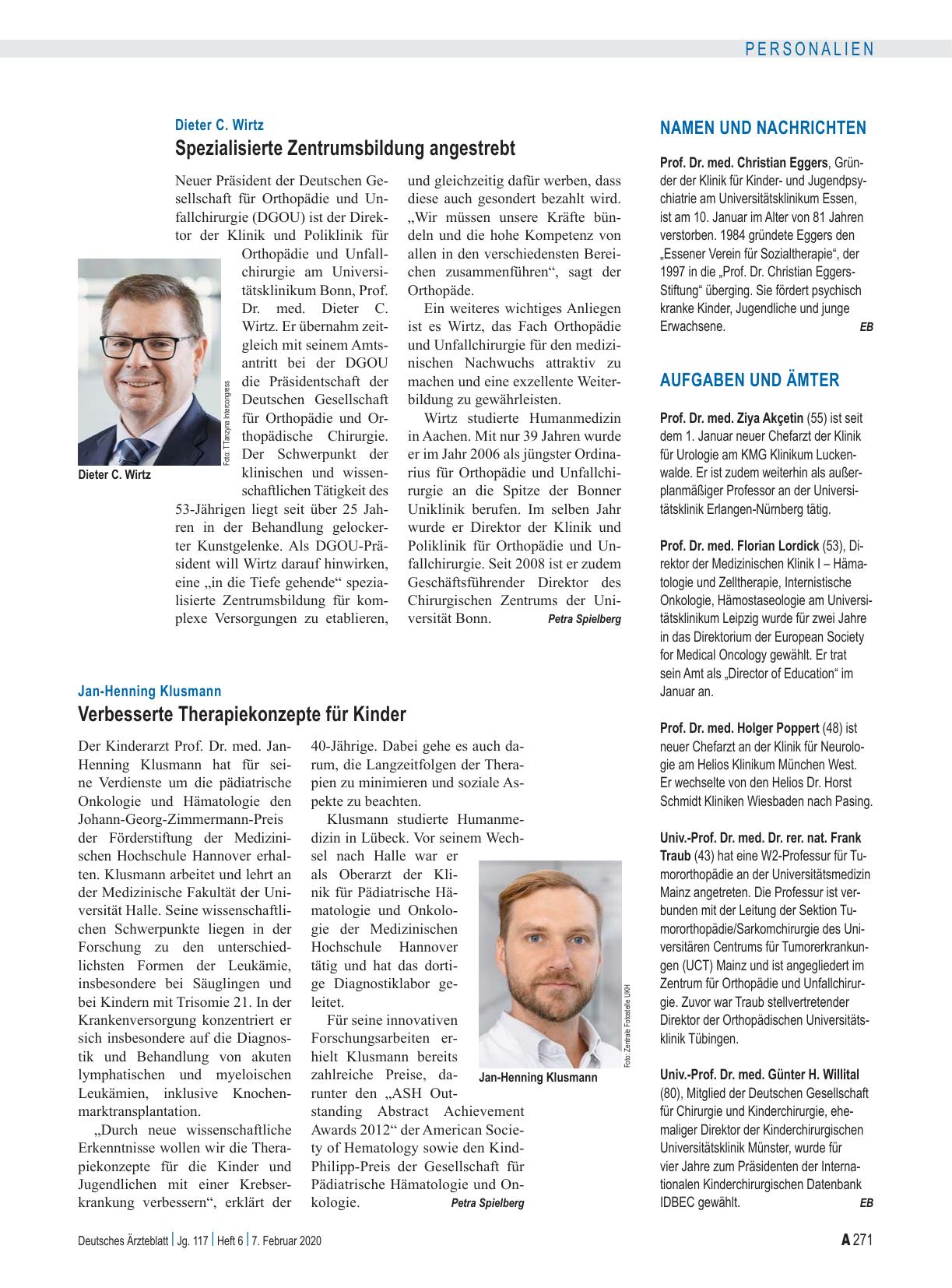 Vorschauseite 1: Aufgaben und Ämter
