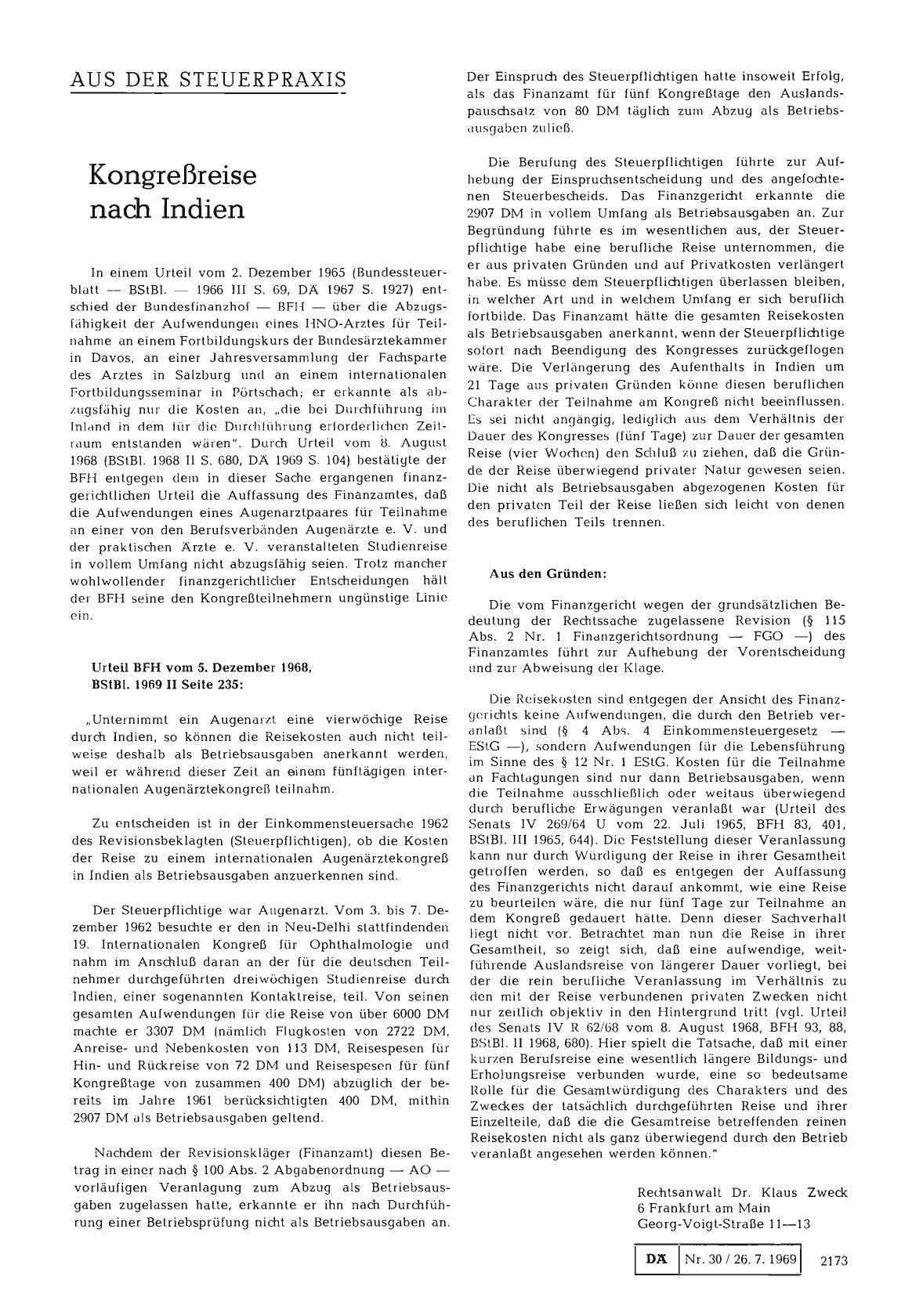 Vorschauseite 1: Kongreßreise nach Indien