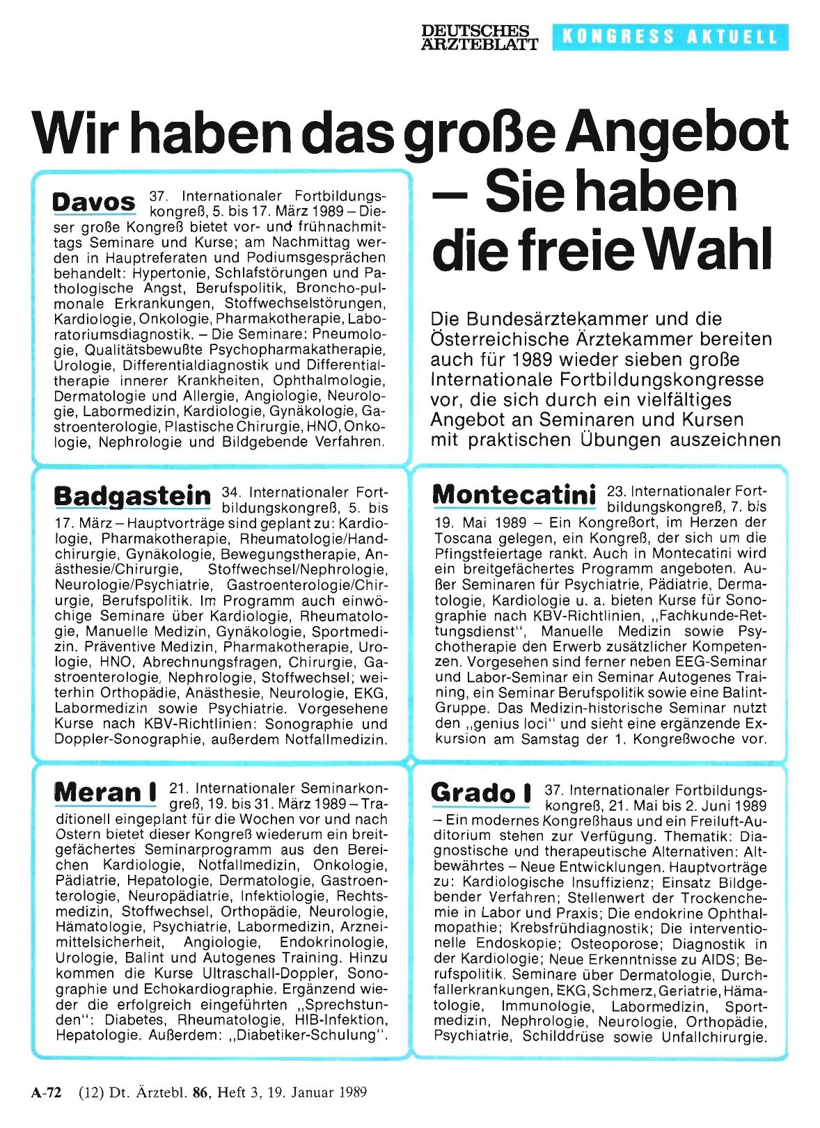 Vorschauseite 1: Wir haben das große Angebot – Sie haben die freie Wahl