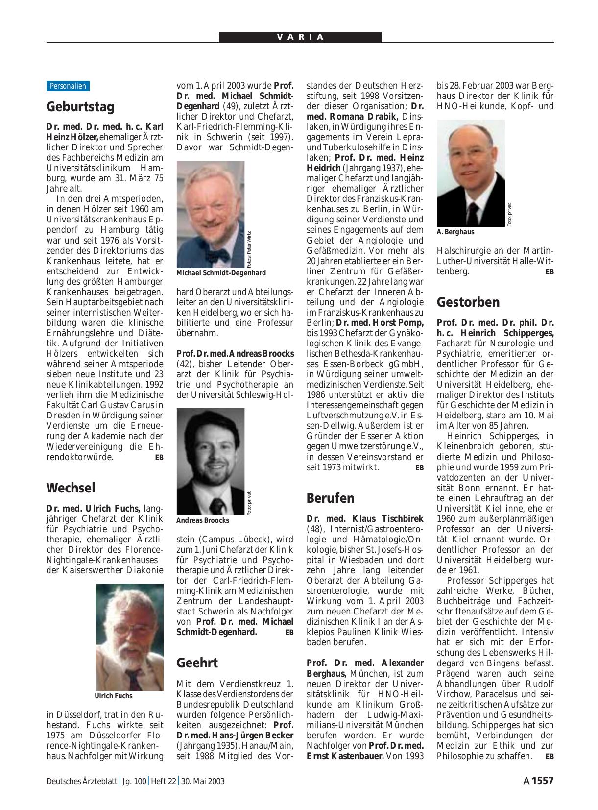Vorschauseite 1: Berufen