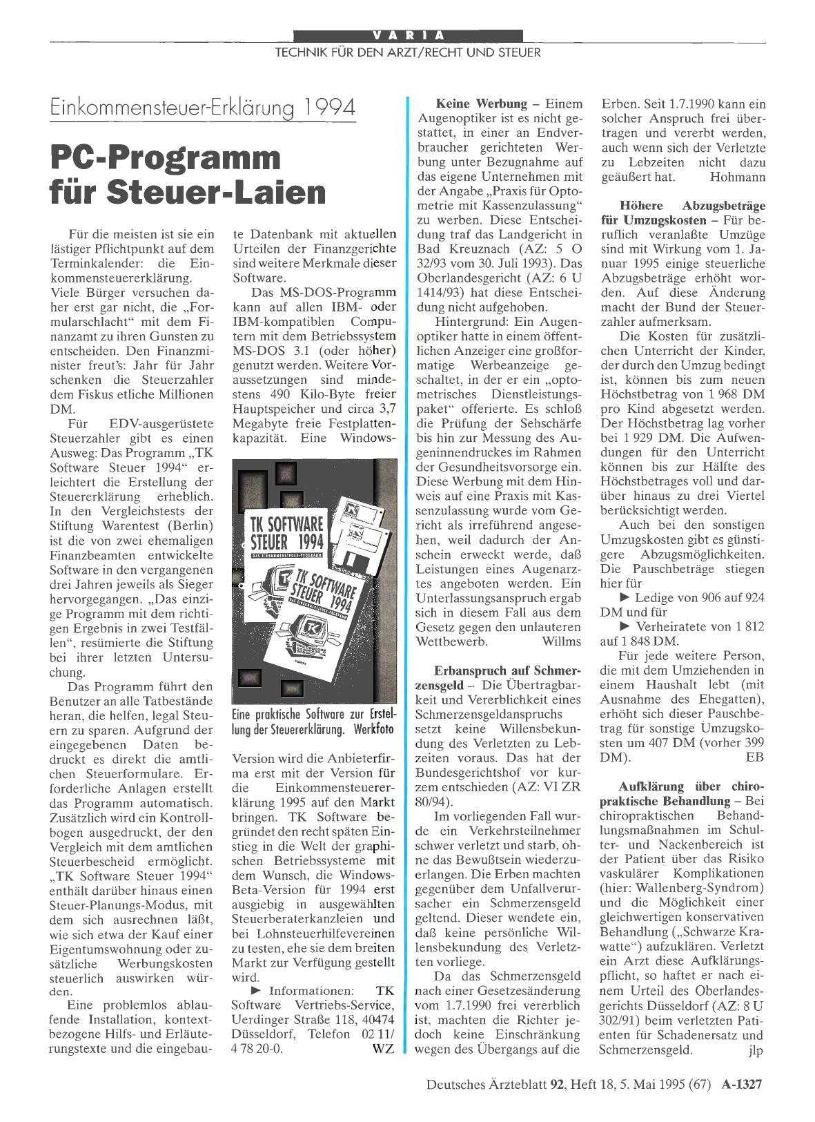 Vorschauseite 1: Erbanspruch auf Schmerzensgeld